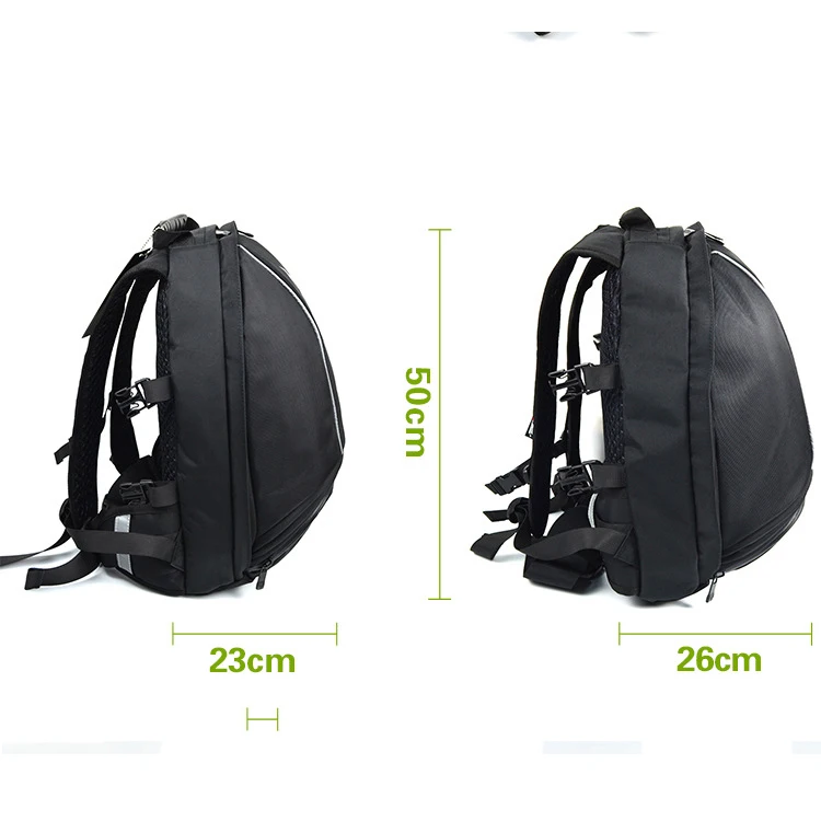 Custom Motorcycle Backpack Motorsports Track Riding Back Pack Stealth No Drag Molded