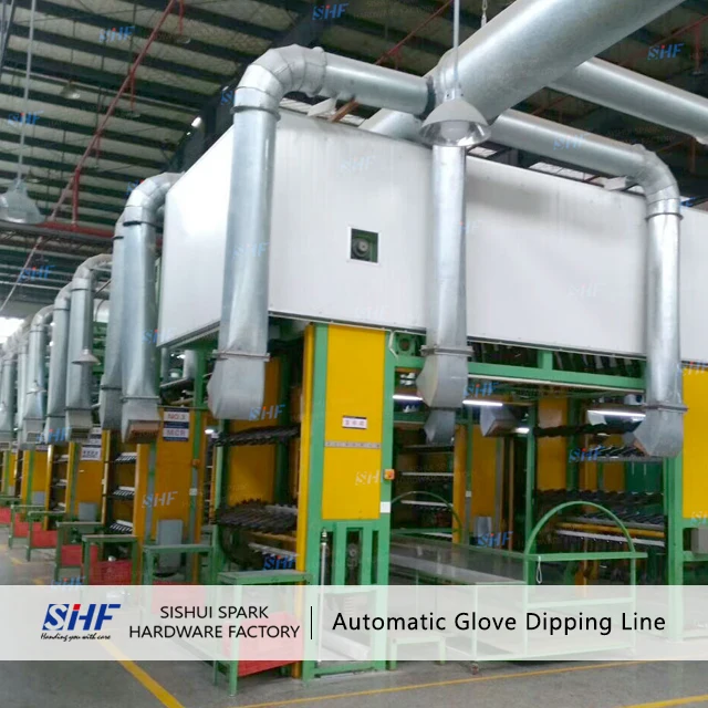 Long Sleeve (Knitting/Sewing)Sandy/Foam Glove Production Line/glove dipping machine