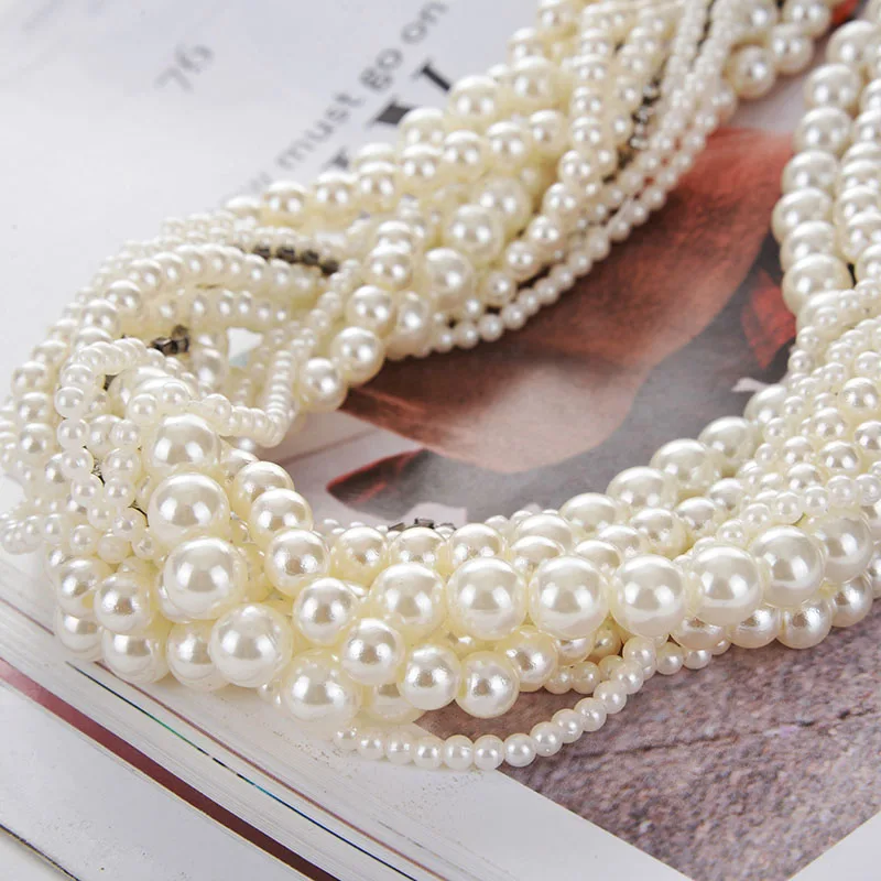 2018 new trendy popular top selling pearl necklace jewelry in stock
