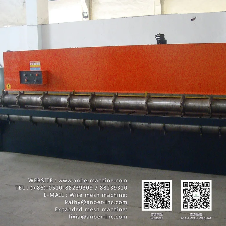 Hexagonal mesh cutting machine    Gabion mesh shearing machine