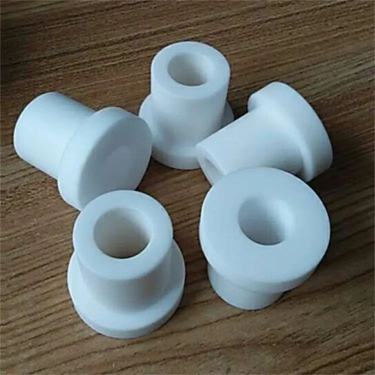 POM PA6 nylon plastic oil free flange bushing  Plastic Bushing Plastic Flange Bushing sleeves
