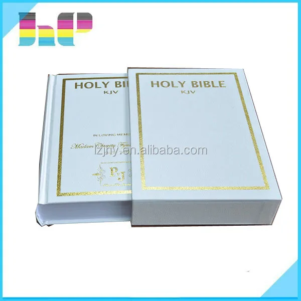 Delicate and Gorgeous Religious Books Holy Quran Custom Black Hardcover Bible Book Printing