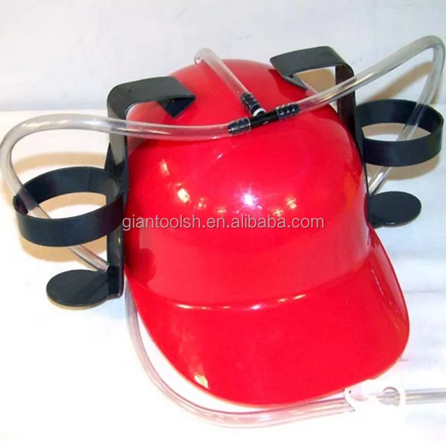 Drinking Helmet beer drinking hats with straws