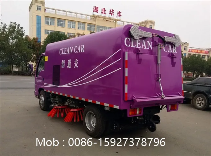3m3 dustbin 1m3 water small japanese road sweeping vehicle