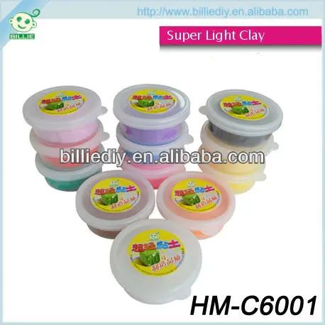 Super Light Clay Packed in plastic box