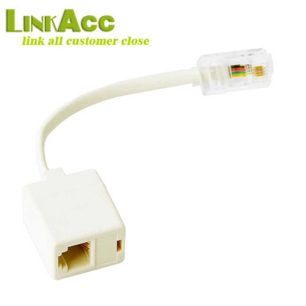 LKCL664 RJ45 to RJ11 cable network to telephone 8P4C to 6P4C telephone adapter