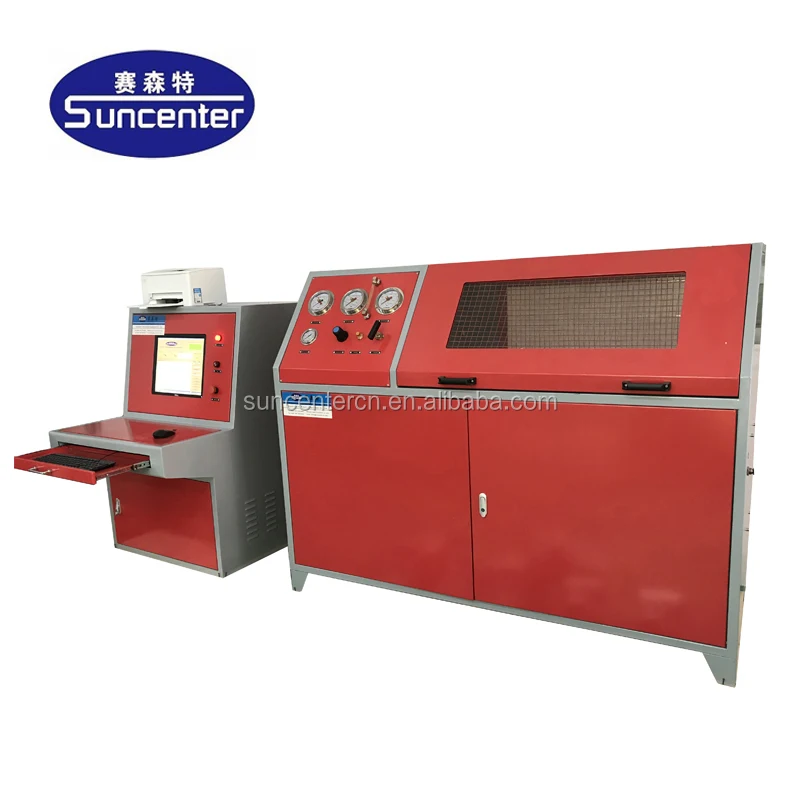Suncenter Modern Techniques Pneumatic Oil Pressure Test Bench for hose pipe valve