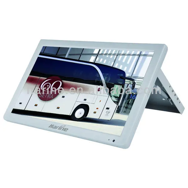 
18.5 inch retracable roof mounted bus 12 volt monitors lcd monitor 