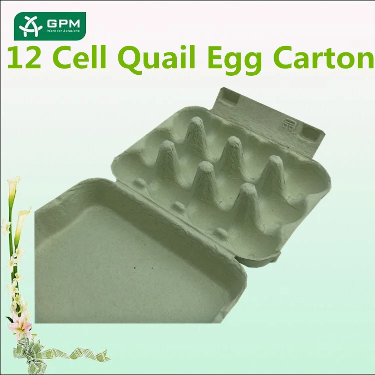 OEM Биоразлагаемых Картона Целлюлозы Перепелиным Яйцом Лоток Для Продажи