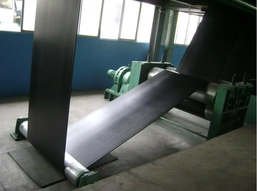 Rubber PVC drive conveyor belt for worktable