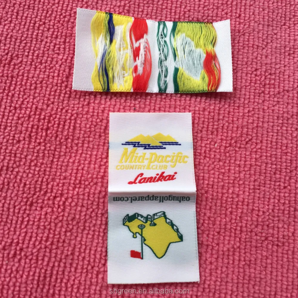factory making main woven label,soft washing brand clothing labels