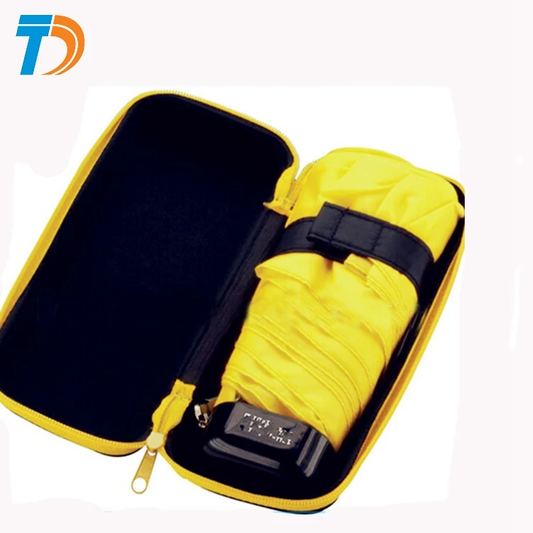 High Quality Small Mini Eva Box Five Folding Umbrella For Sale