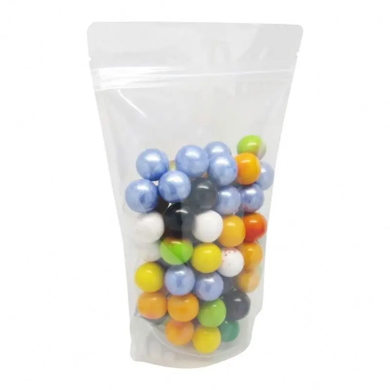 Clear plastic pvc plastic candy bag for fresh food storage reusable freezer