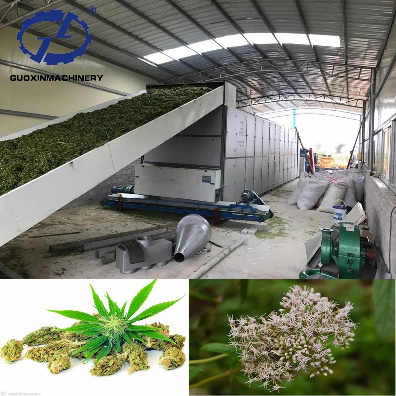 
CBD extract continuous low temperature dehydrator hemp flower dryer 