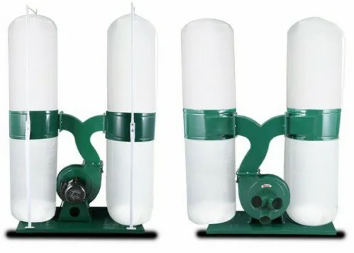 3kw double bag cyclone dust collector for woodworking machine