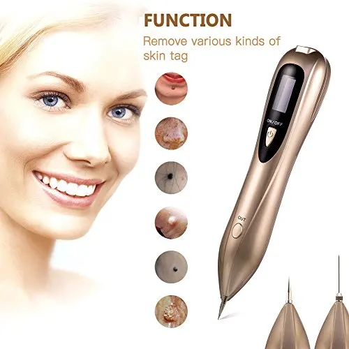 High Quality Electric Point Mole Pen Portable Freckle Warts Dot Mole Dark Spot Tattoo Removal Pen