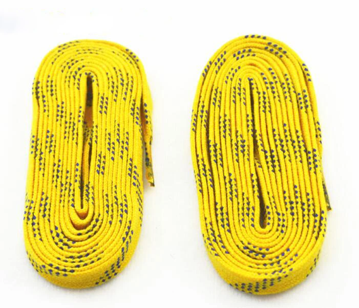 Colored Flat Hockey Laces, Factory Price Laces with Moulded Tips