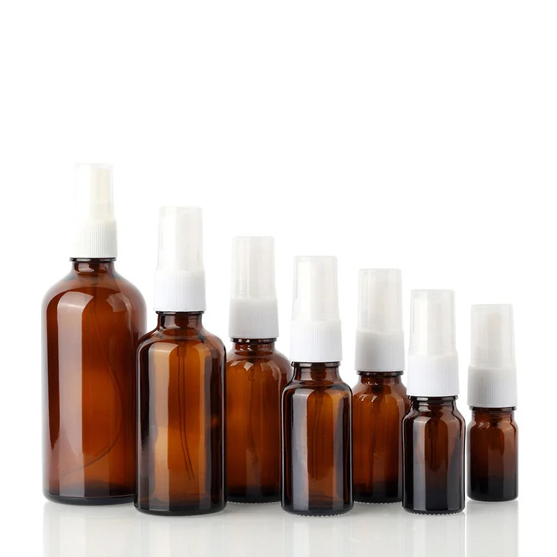 5 мл 10 мл 15 мл 20 мл 30 мл 50 мл 100 мл эфирное масло Янтарный стеклянный распылитель