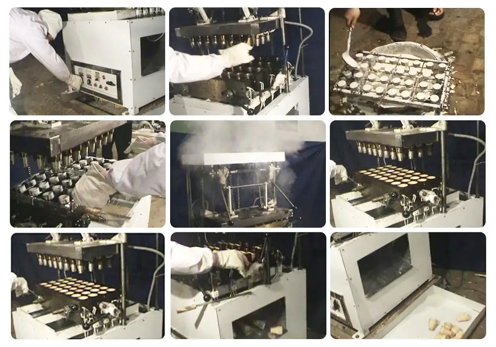 Commercial Different Shape Ice Cream Cone Wafer Machine Ice Cream Cone Making Machine
