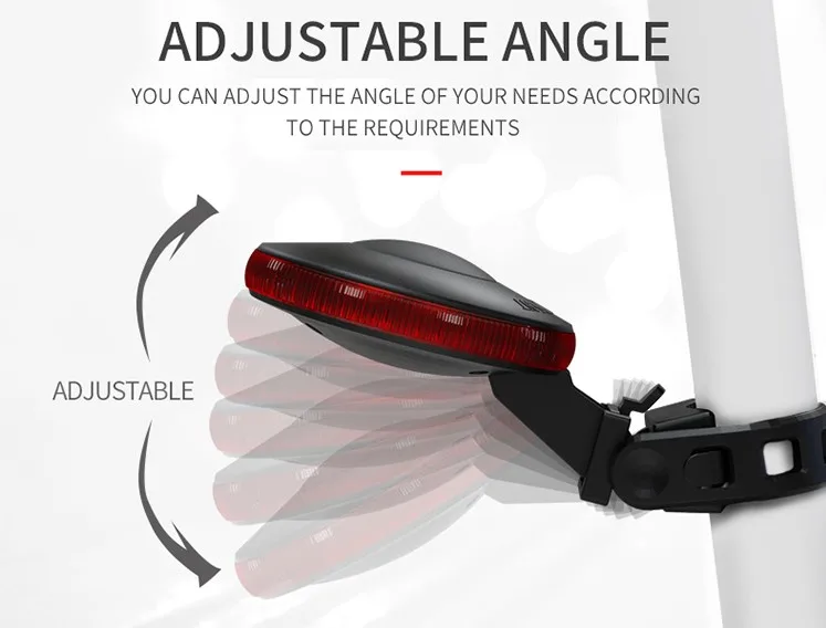 ZOLi ZL1239 Bicycle Tail Light USB Six Modes Safety LED Light 360-Degree Surround Waterproof Warning Light