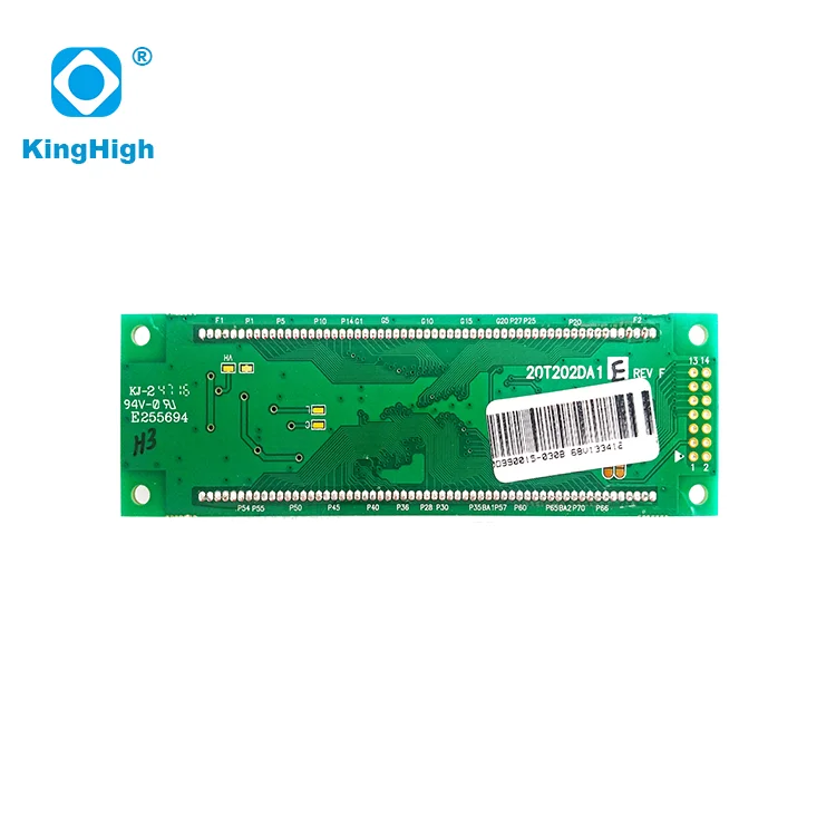 VFD Display 20T202DA1E LCD Compatible Design 2x20 Vacuum Tube Fluorescent Display KH202SD58R1-M