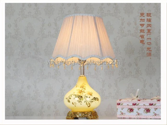 
classical and unique value beside light and traditional ceramic table lamp 