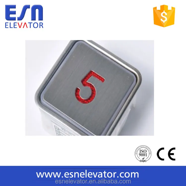 sign red elevator push button lock switch