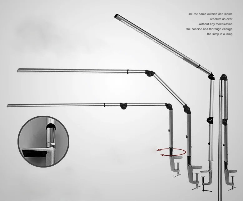 NAILTALK High Quality Oem Fashion Nail Reading Clip Desk Led Portable Luminaire Table Lamp