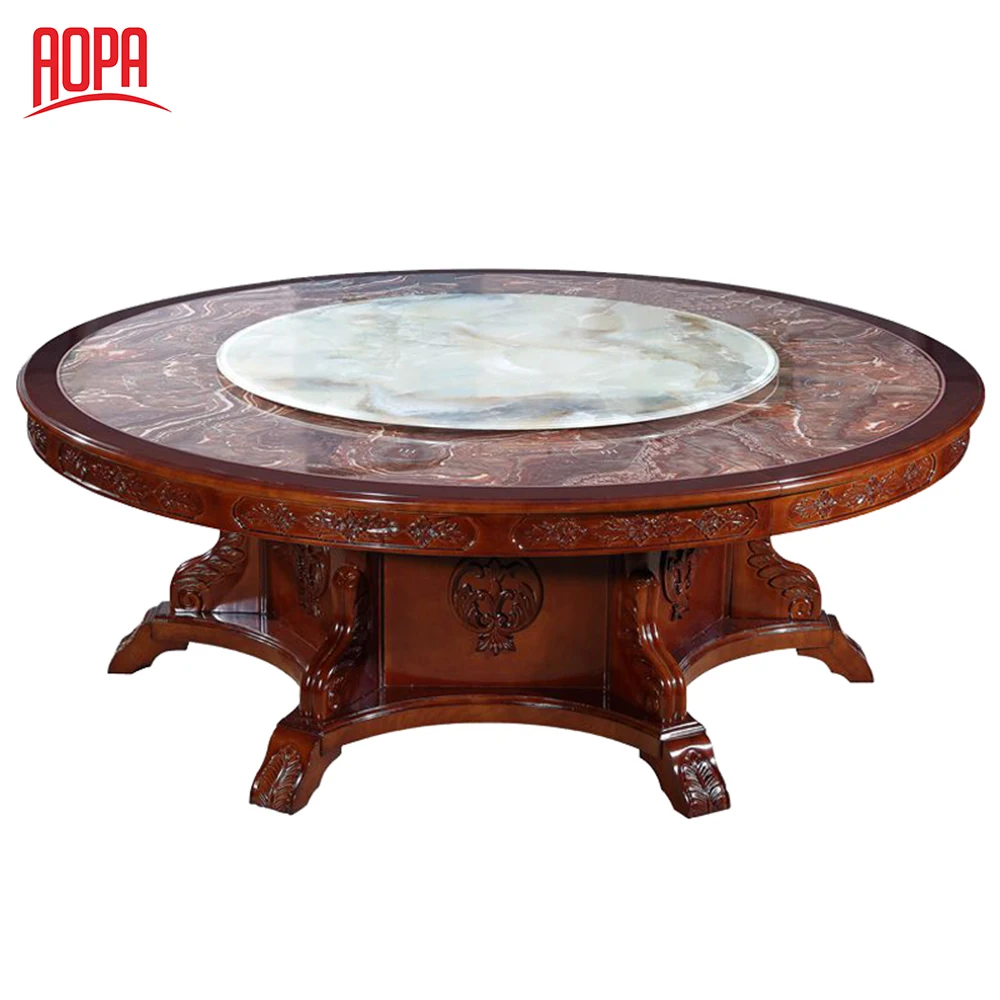 chinese restaurant furniture wood table and chairs