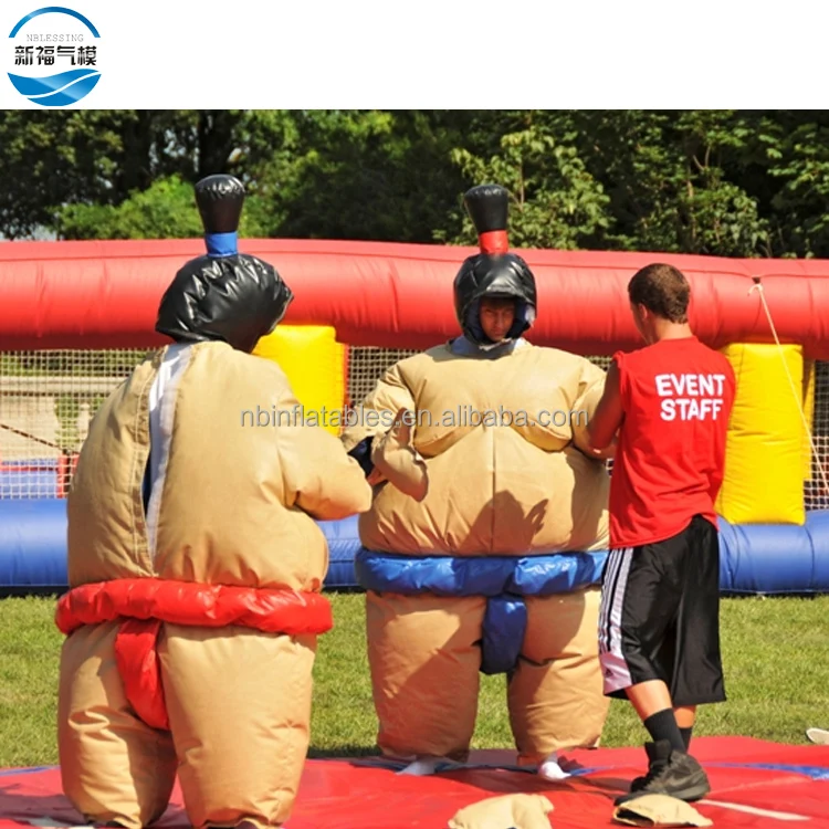 High Quality Inflatable Sports Games Foam Padded Sumo Wrestling Suits For Sale
