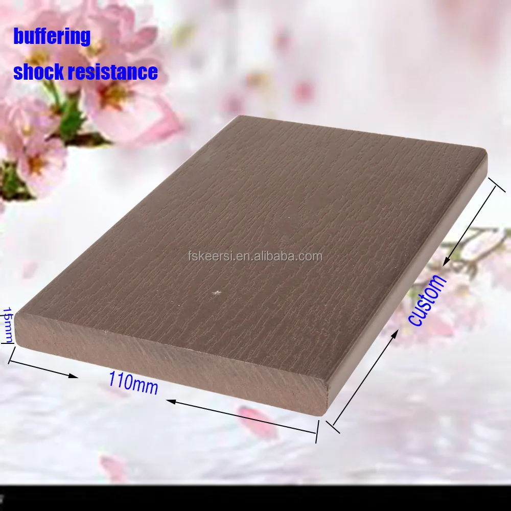 WPC Wood Polymer Composite Outdoor Waterproof WPC Decking Panel