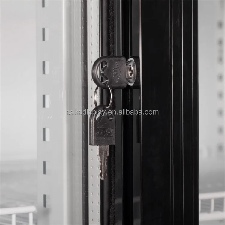 500L R134a Refrigerant Single Transparent LCD Glass Door Fridge