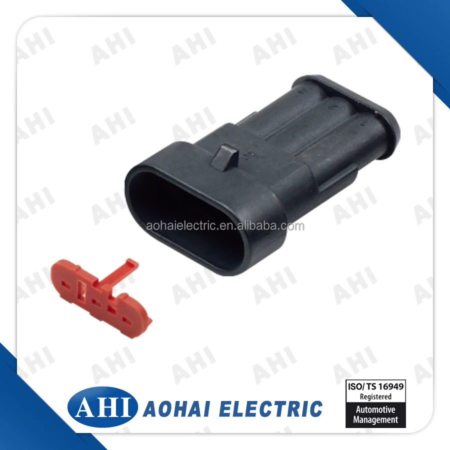 282108-1 корпус 6 контакт. электрический кабель мужской superseal разъем