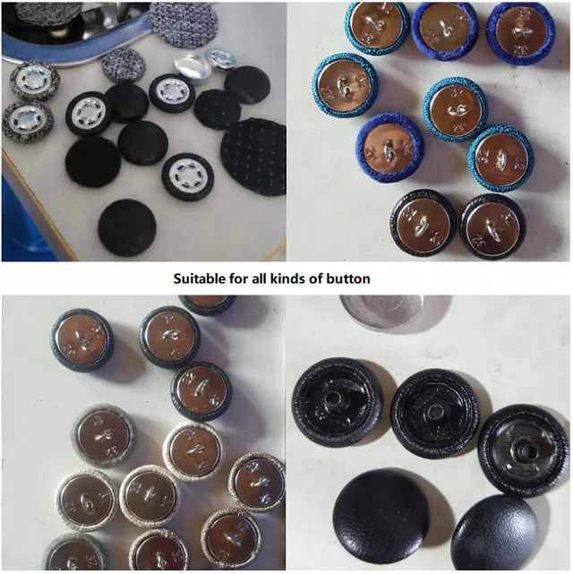 Automatic Fabric Covered Button Making Machine Industrial