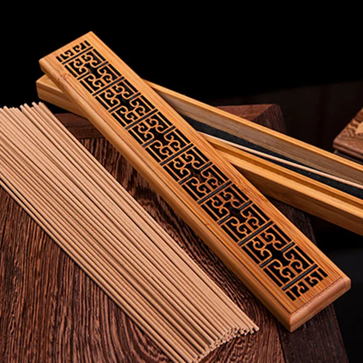 Горячая Распродажа, Бамбуковая курильница, идеальный держатель для благовоний, оптовая продажа, палочка, курильница