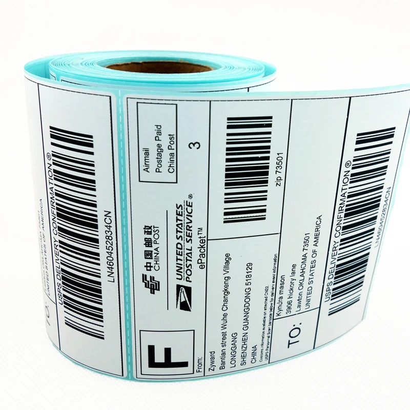 wholesale 4x6inch Label 102mm x 152mm 250pcs Direct Thermal Shipping Labels for GK420D