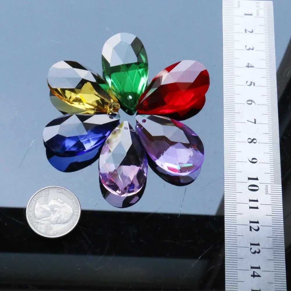 Изготовленные на заказ Разноцветные подвесные хрустальные