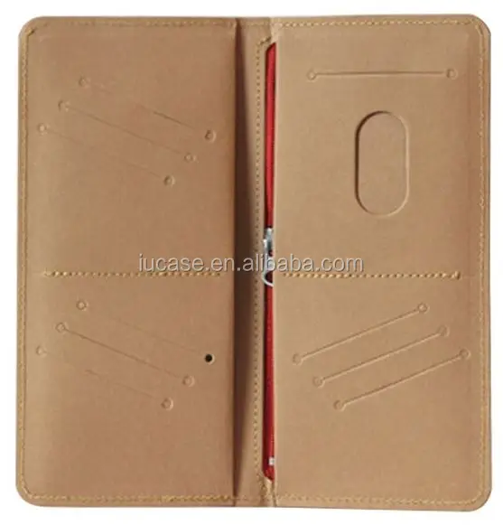 Casepert Slim Bifold Washable Kraft Paper Purse with Zipper Coin Pocket Washable Kraft Paper Wallet