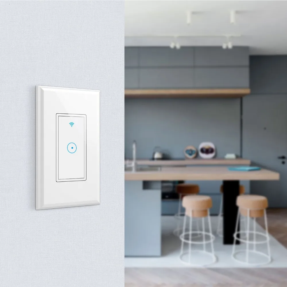 
APP Remote Control Wall Touch App WiFi Smart Home Light Wireless Switch for Amazon google home 