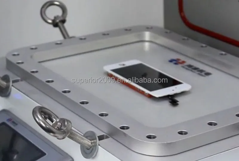 Original factory HZ vacuum laminating machine for lcd refurbish 4in1 oca glass lcd laminator with debubble repair machine