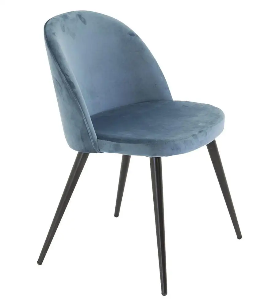 
Luxury Velvet Crushed Restaurant Room Fabric Dining Chair for Dining Room Hotel Simple Design Modern Many Colors 