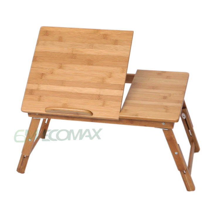  19 лет на фабрике регулируемый бамбуковый складной стол для ноутбука с выдвижным ящиком FSC