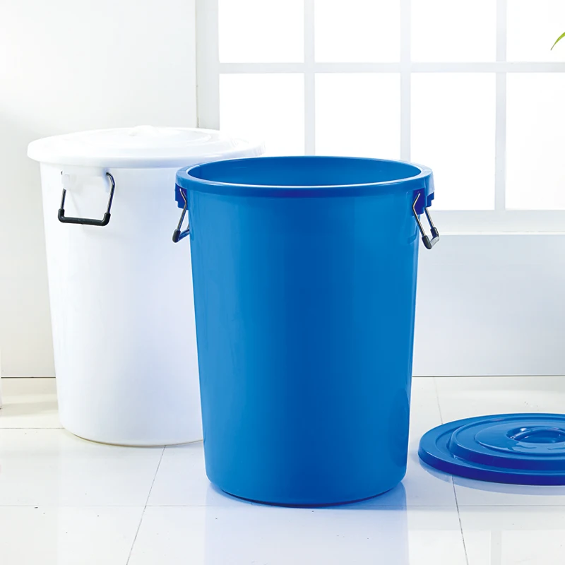 Best price wholesale recycled 100 liter large plastic water bucket with lids