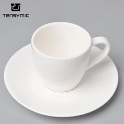 Cheap price white espresso ceramic porcelain tea cup and saucer blanks