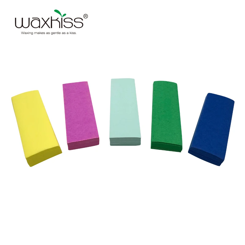 Waxkiss Spunlace strips for depilation non-woven strips, grammage 70, 80, 90, color white, pink, blue