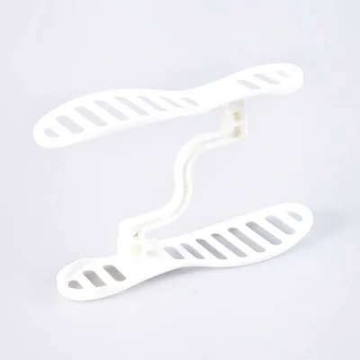 Cheap adjustable space saver Creative design space saver plastic folding plastic shoe rack storage organizer