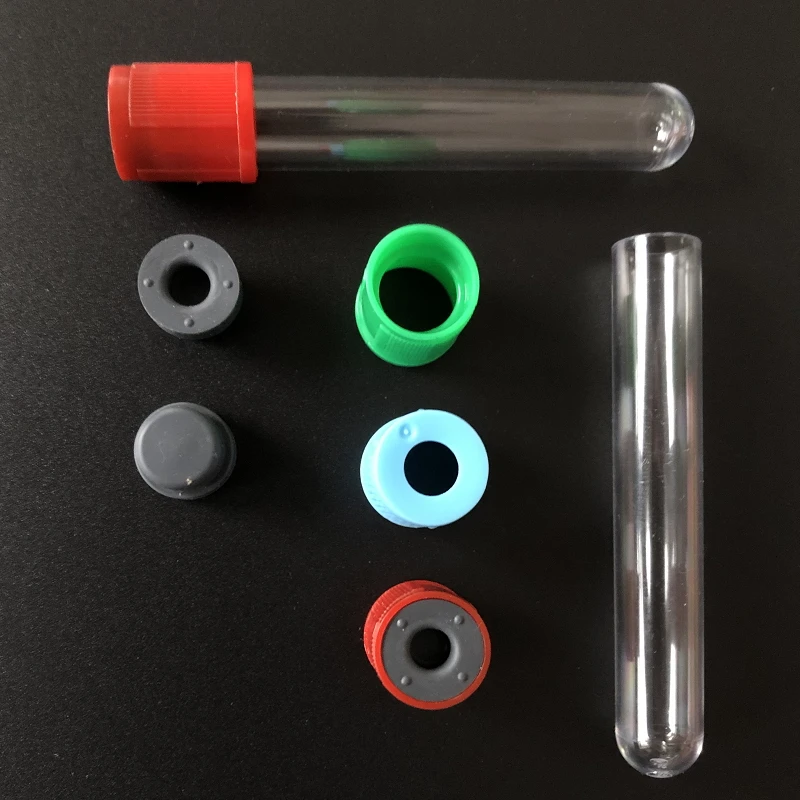 Стеклянные фармацевтические флаконы 13 мм медицинский бромбутилбутилкаучук пробка для инъекций Пробирка забора