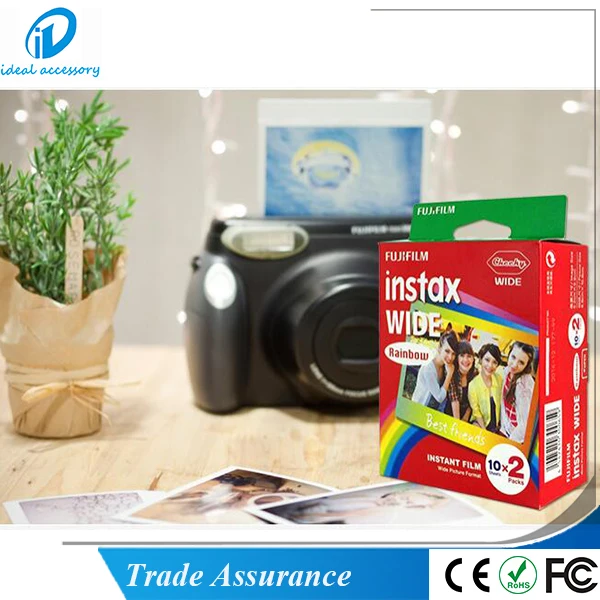 
Fujifilm instax wide rainbow film 5inch for Instax Camera w210, W300 instax film 