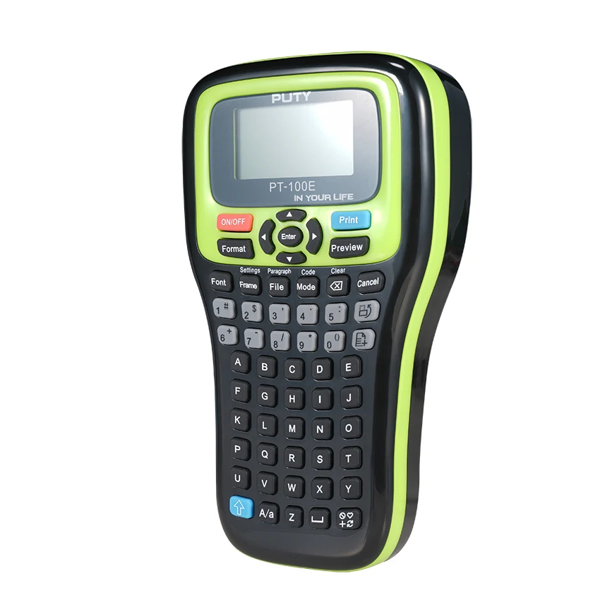 PUTY 2020 новый принтер этикеток PT-100E мини портативный принтер для печати термопереносом