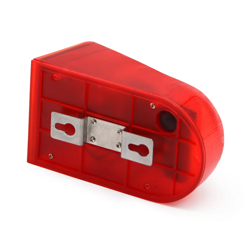 Solar motion sensor security light alarm With 129db Siren Strobe Light For Home Garden Security Alarm System